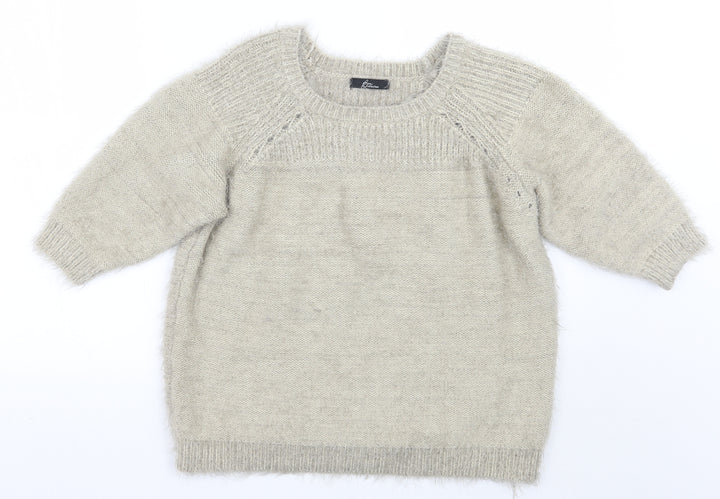 BM Womens Beige   Pullover Jumper Size L