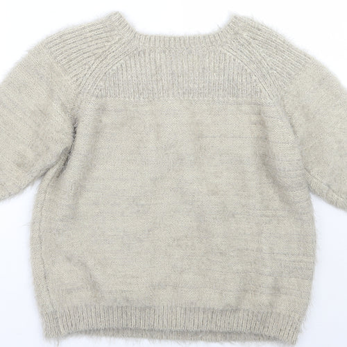 BM Womens Beige   Pullover Jumper Size L
