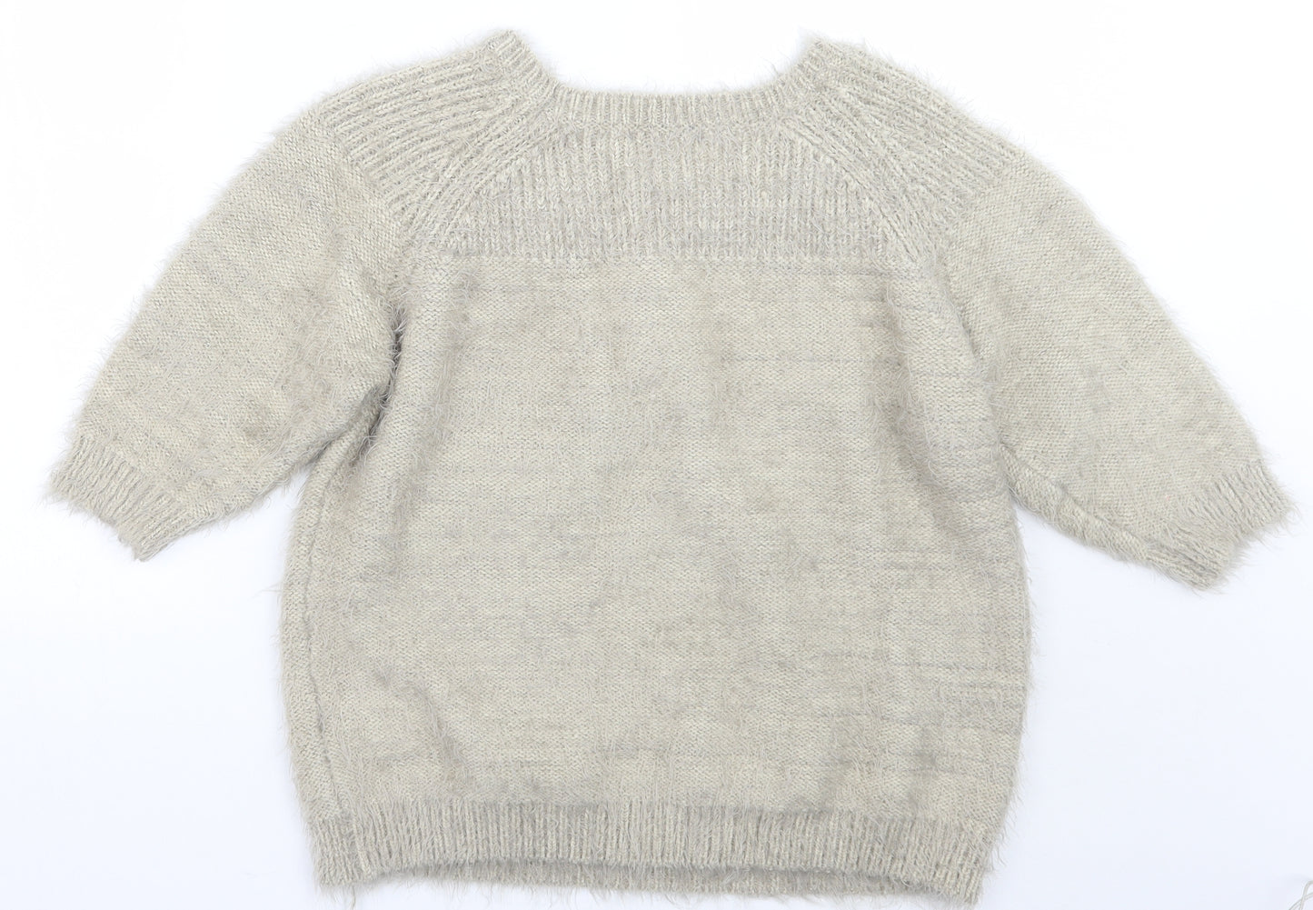 BM Womens Beige   Pullover Jumper Size L