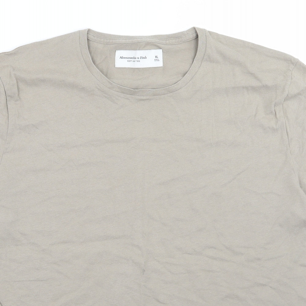 Abercrombie & Fitch Mens Brown    T-Shirt Size XL