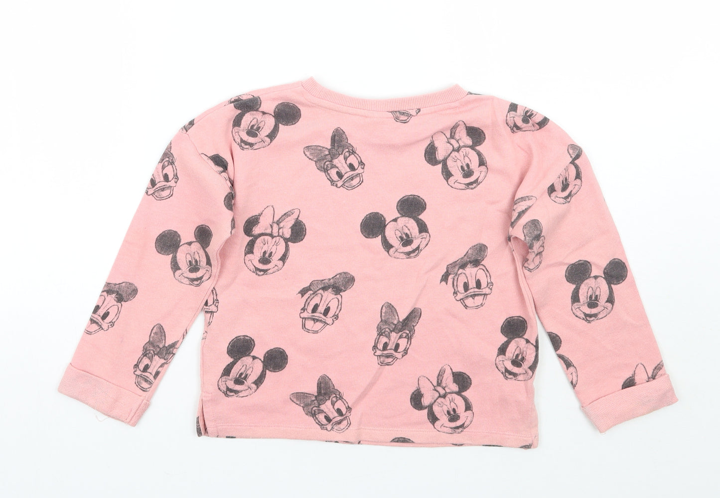 F&F Girls Pink   Pullover Jumper Size 5-6 Years