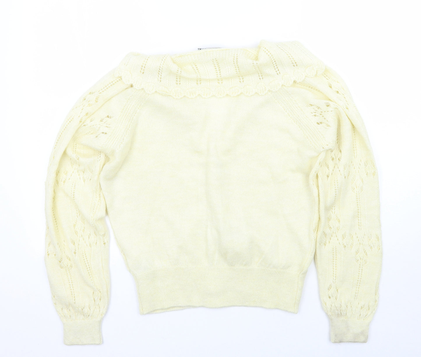 ASOS Womens Yellow   Cardigan Jumper Size 10