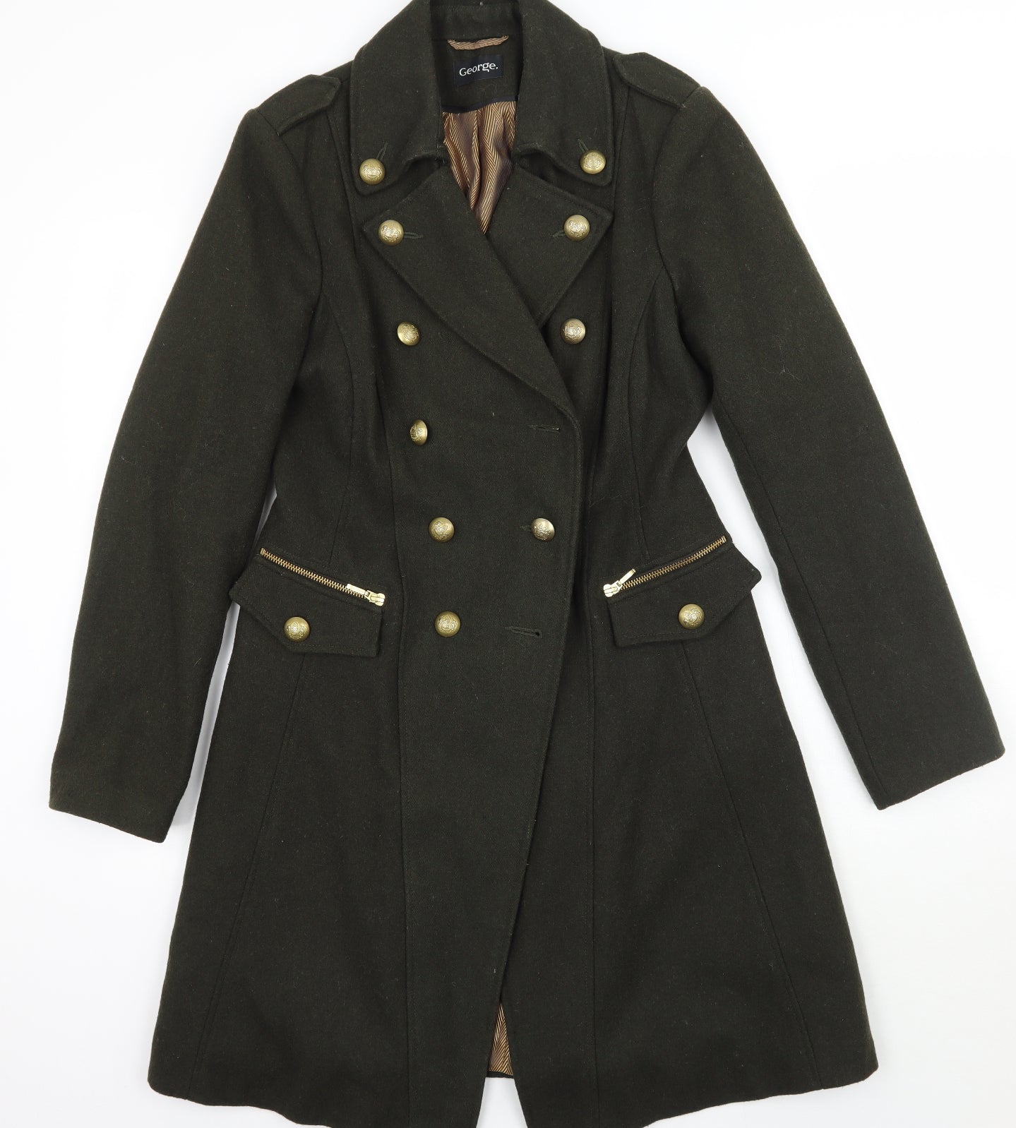 George Womens Green   Jacket Coat Size 10