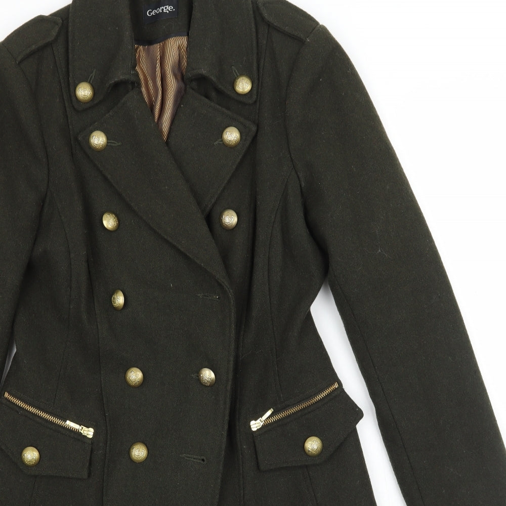George Womens Green   Jacket Coat Size 10