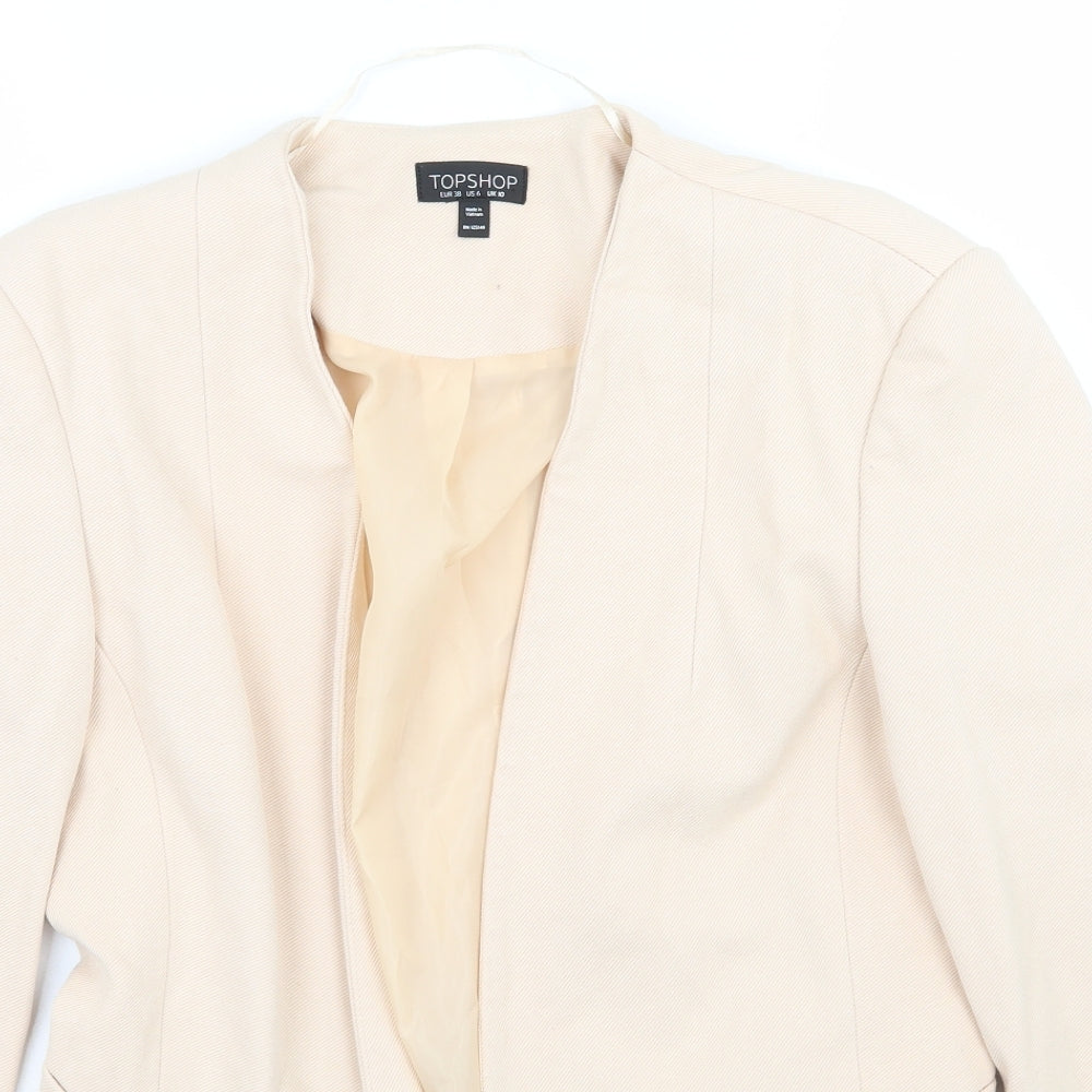 Topshop Womens Pink   Jacket Blazer Size 10