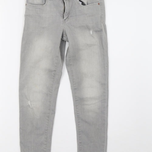 Zara Girls Grey  Denim Skinny Jeans Size 9 Months