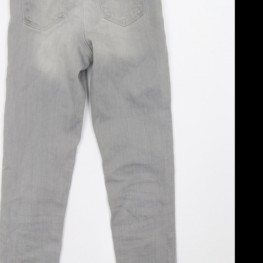 Zara Girls Grey  Denim Skinny Jeans Size 9 Months