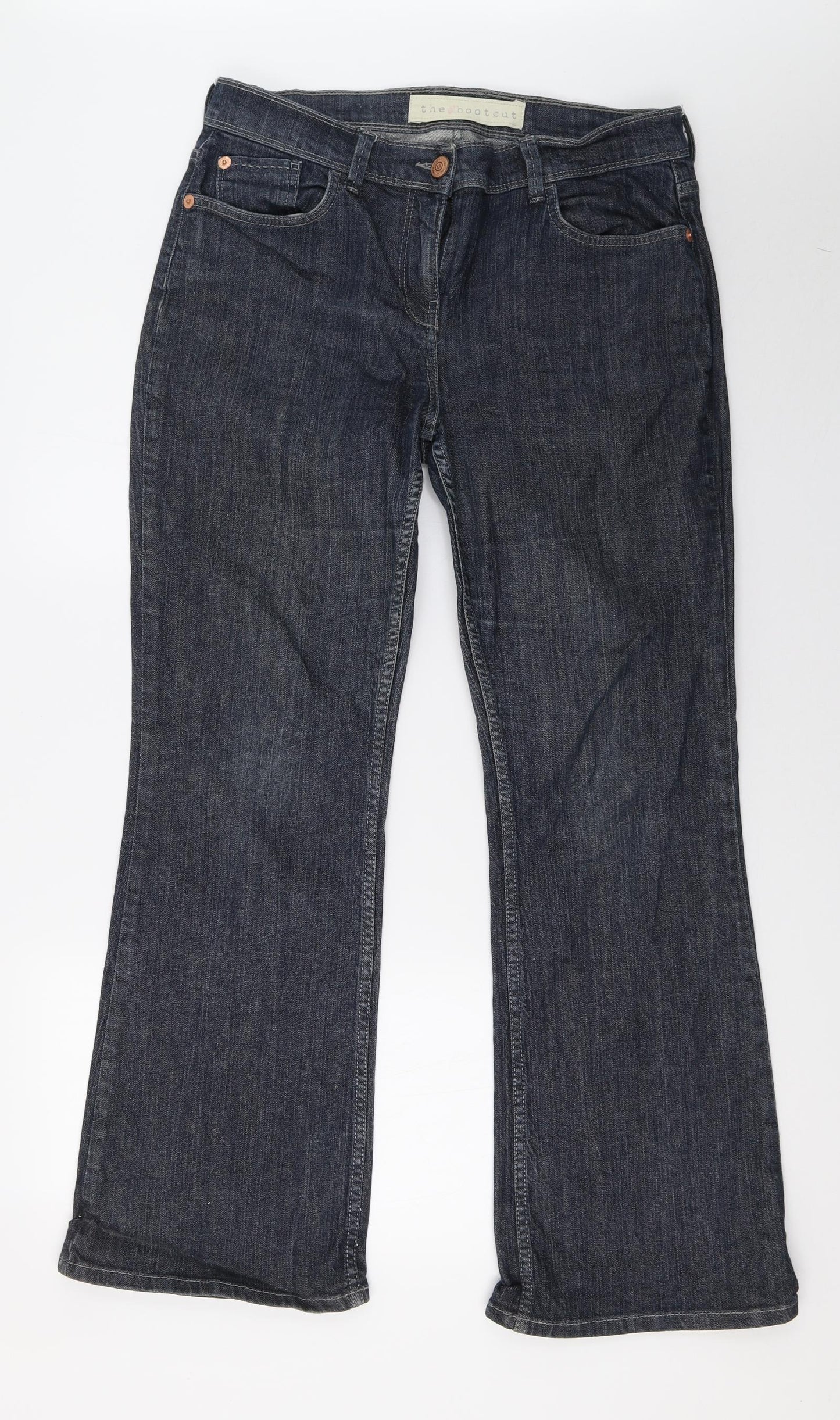 NEXT Womens Blue   Bootcut Jeans Size 14 L30 in