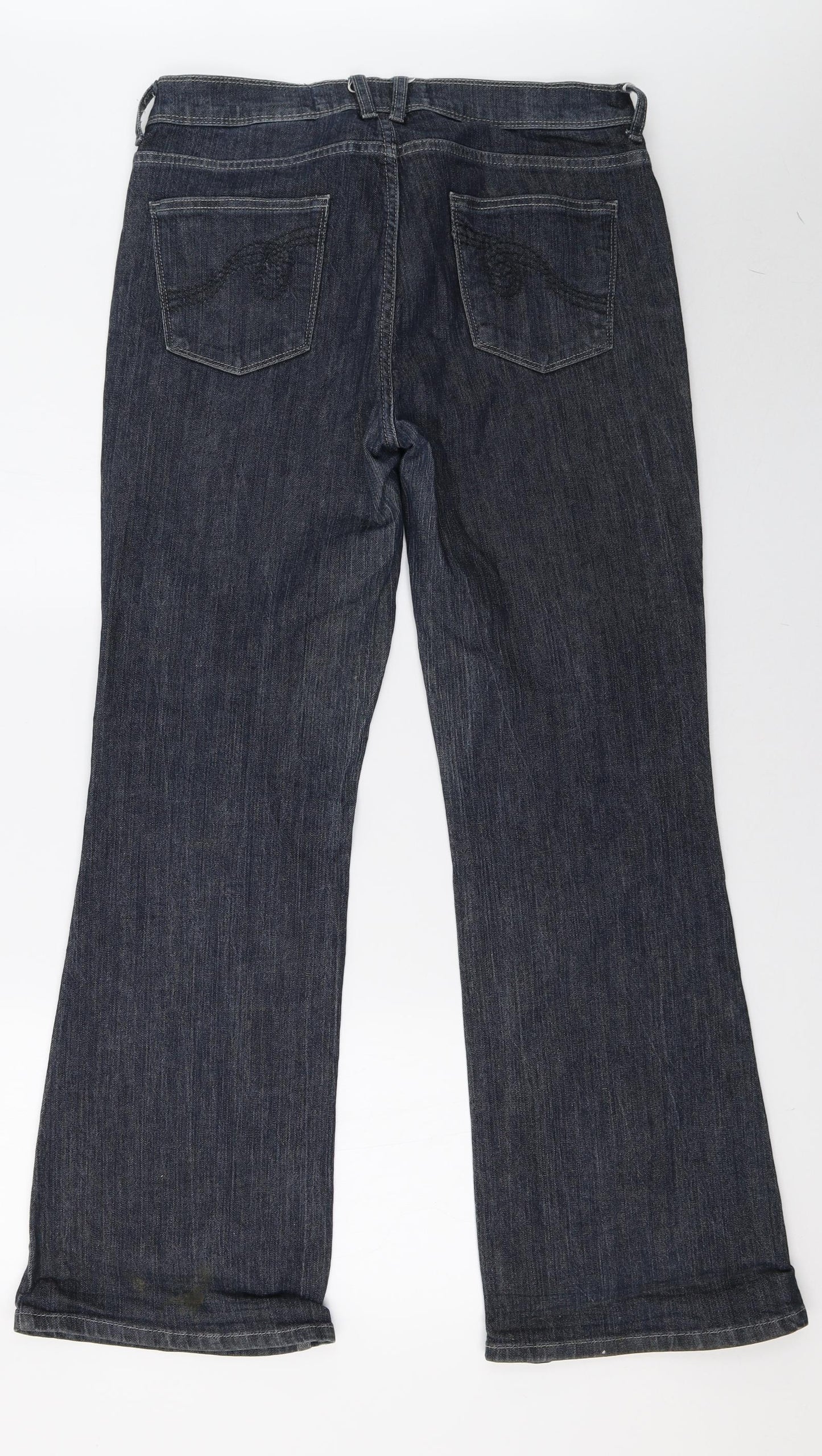 NEXT Womens Blue   Bootcut Jeans Size 14 L30 in