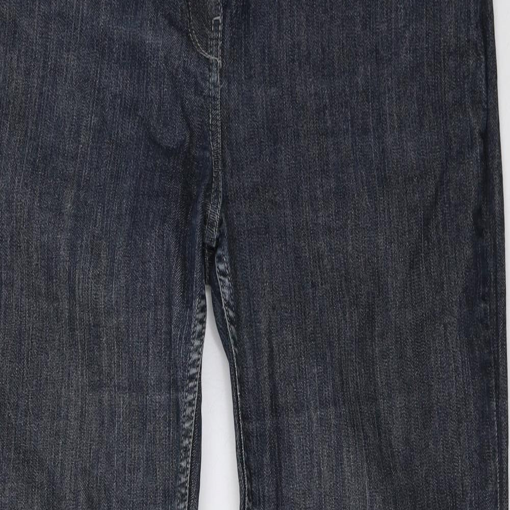 NEXT Womens Blue   Bootcut Jeans Size 14 L30 in