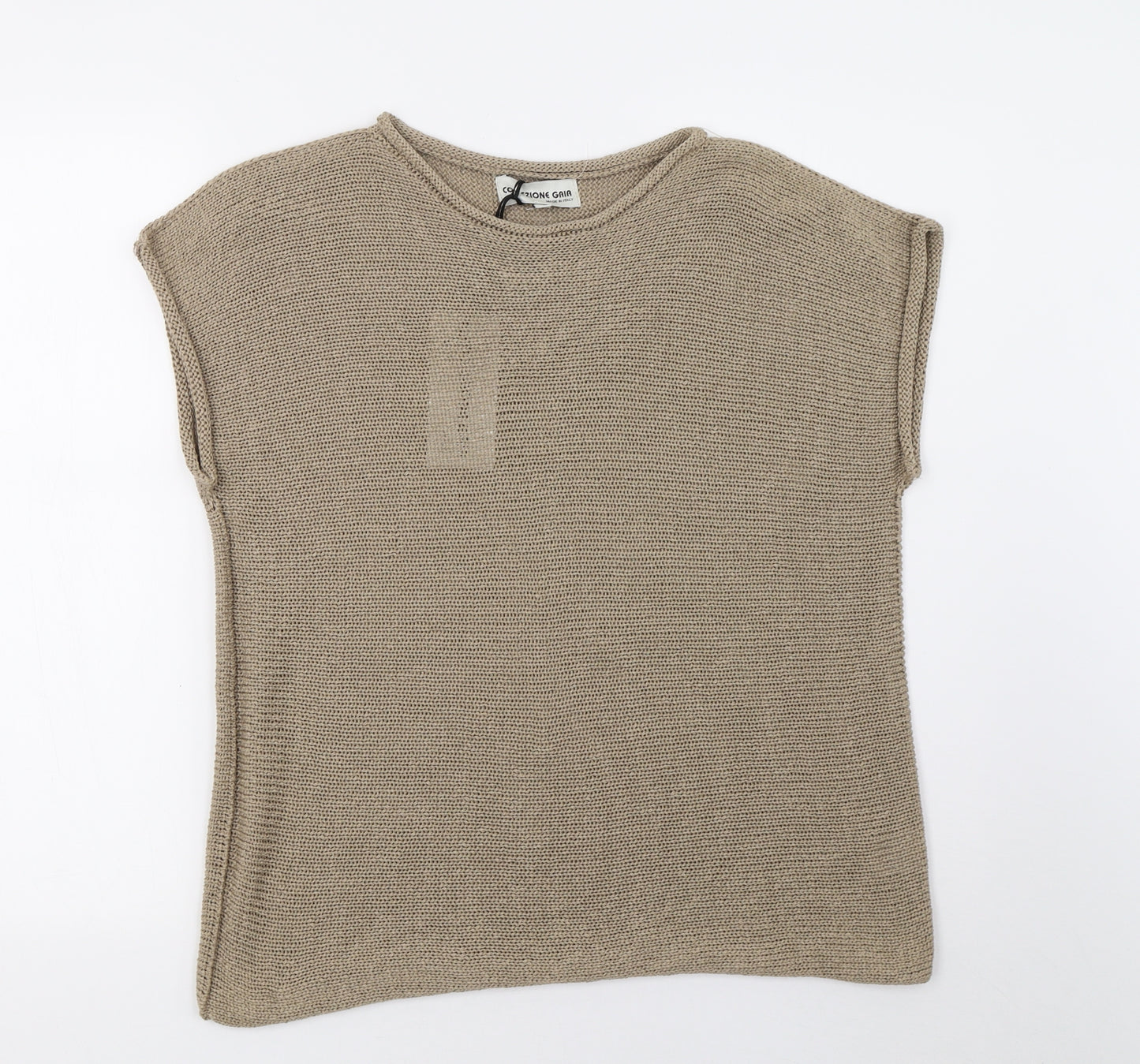 collezione Womens Brown   Basic T-Shirt Size M