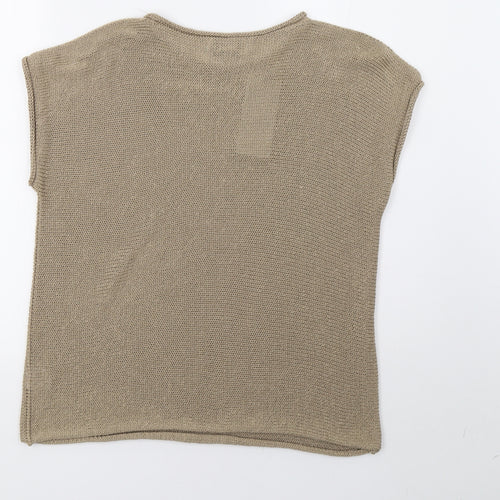 collezione Womens Brown   Basic T-Shirt Size M