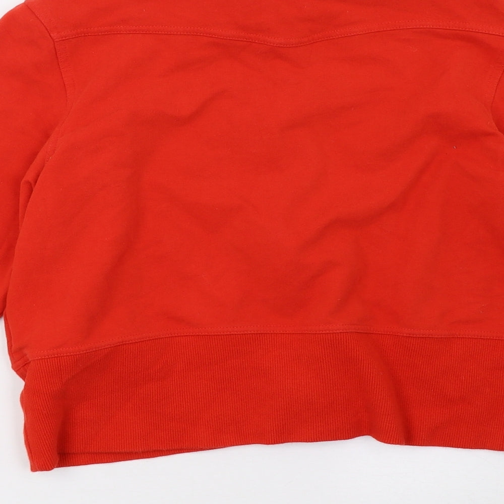 NEXT Womens Red   Full Zip Sweatshirt Size 16