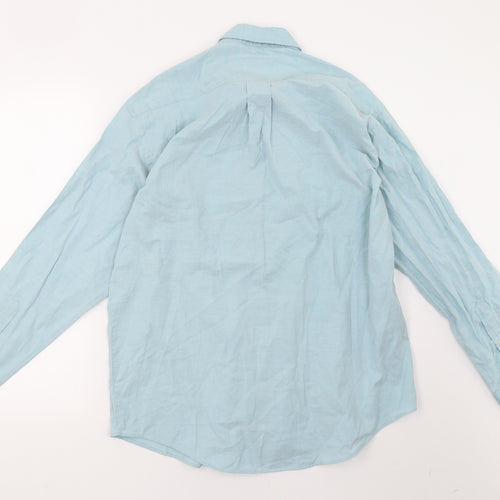 armando Mens Blue    Button-Up Size 15.5