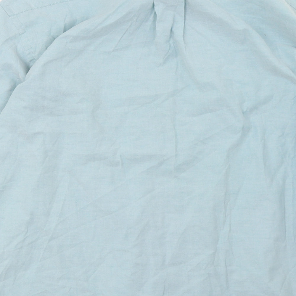 armando Mens Blue    Button-Up Size 15.5