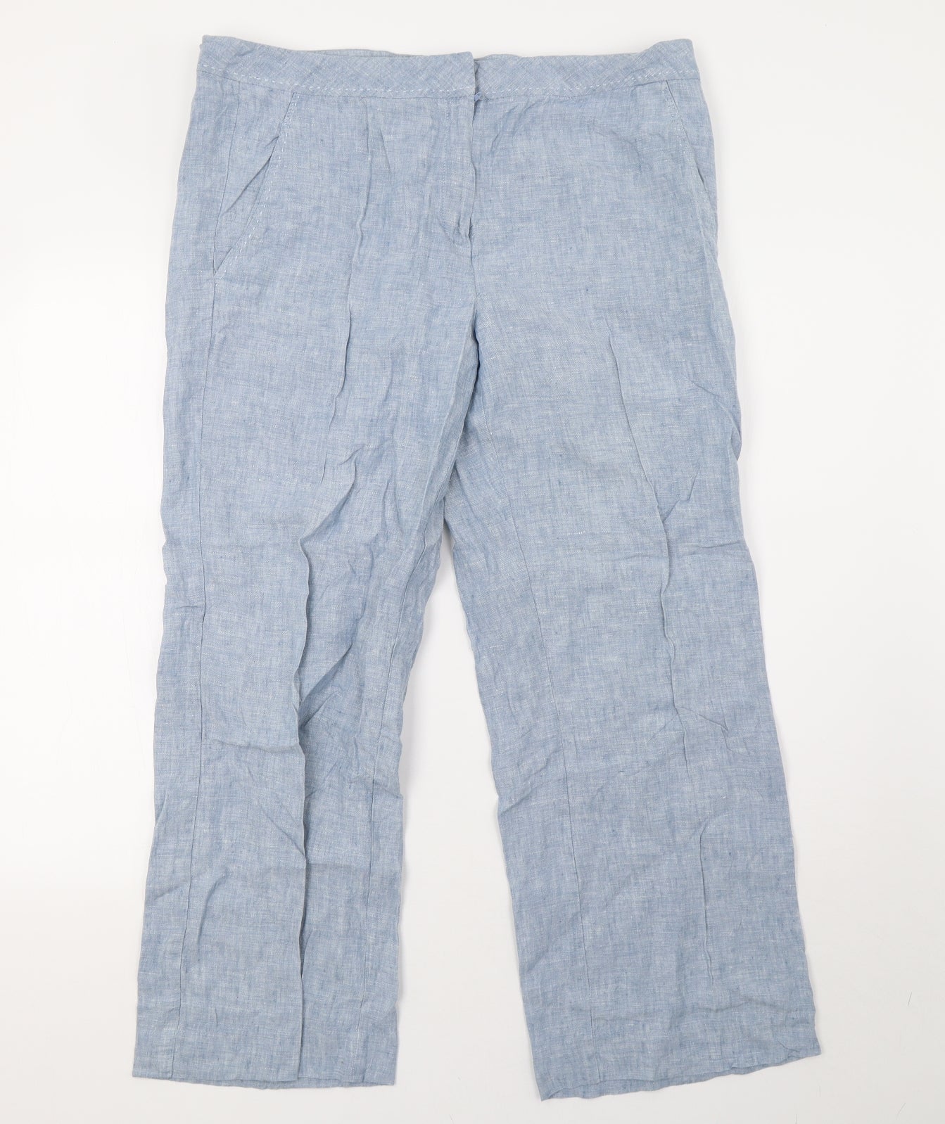 Sainsburys Womens Blue   Trousers  Size 16 L29 in