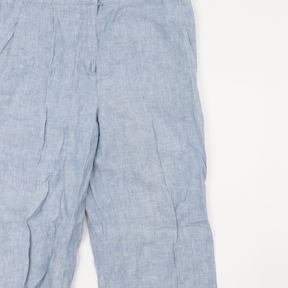 Sainsburys Womens Blue   Trousers  Size 16 L29 in