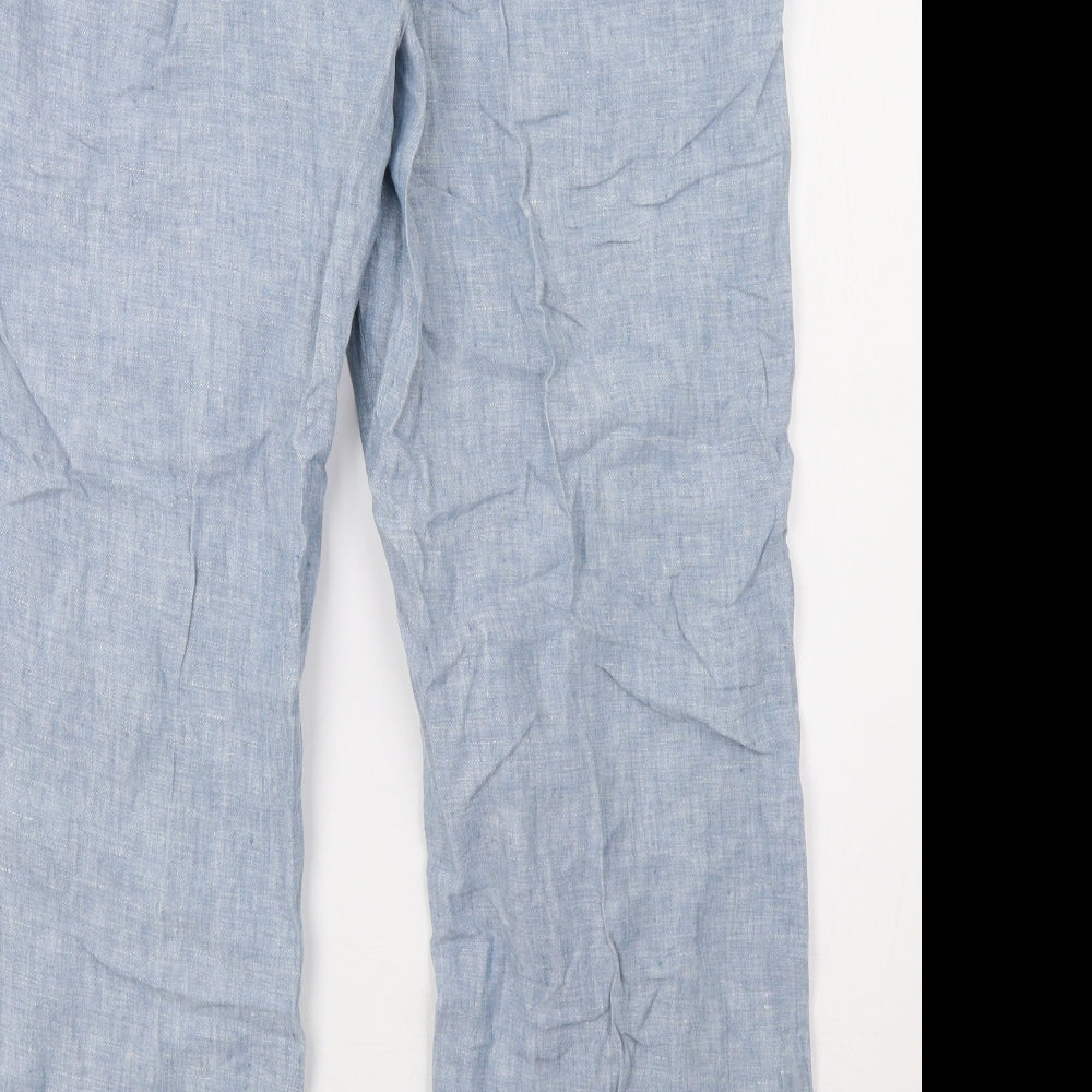Sainsburys Womens Blue   Trousers  Size 16 L29 in