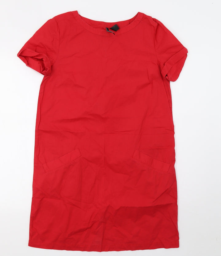 Mango Womens Red A-Line Size M
