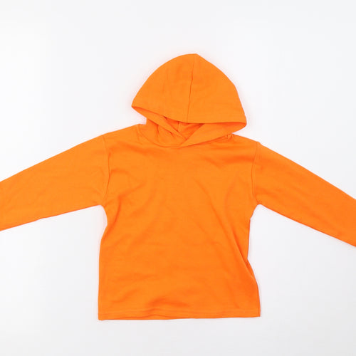 Preworn Boys Orange   Pullover Hoodie Size 2 Years