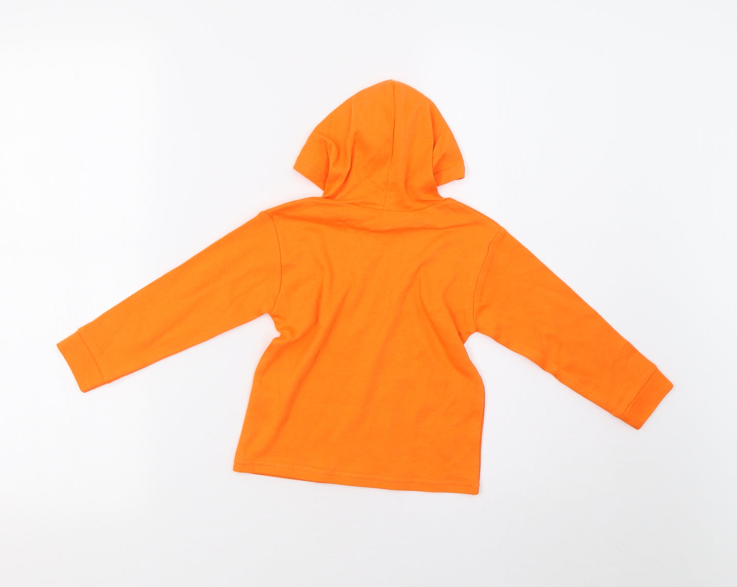 Preworn Boys Orange   Pullover Hoodie Size 2 Years
