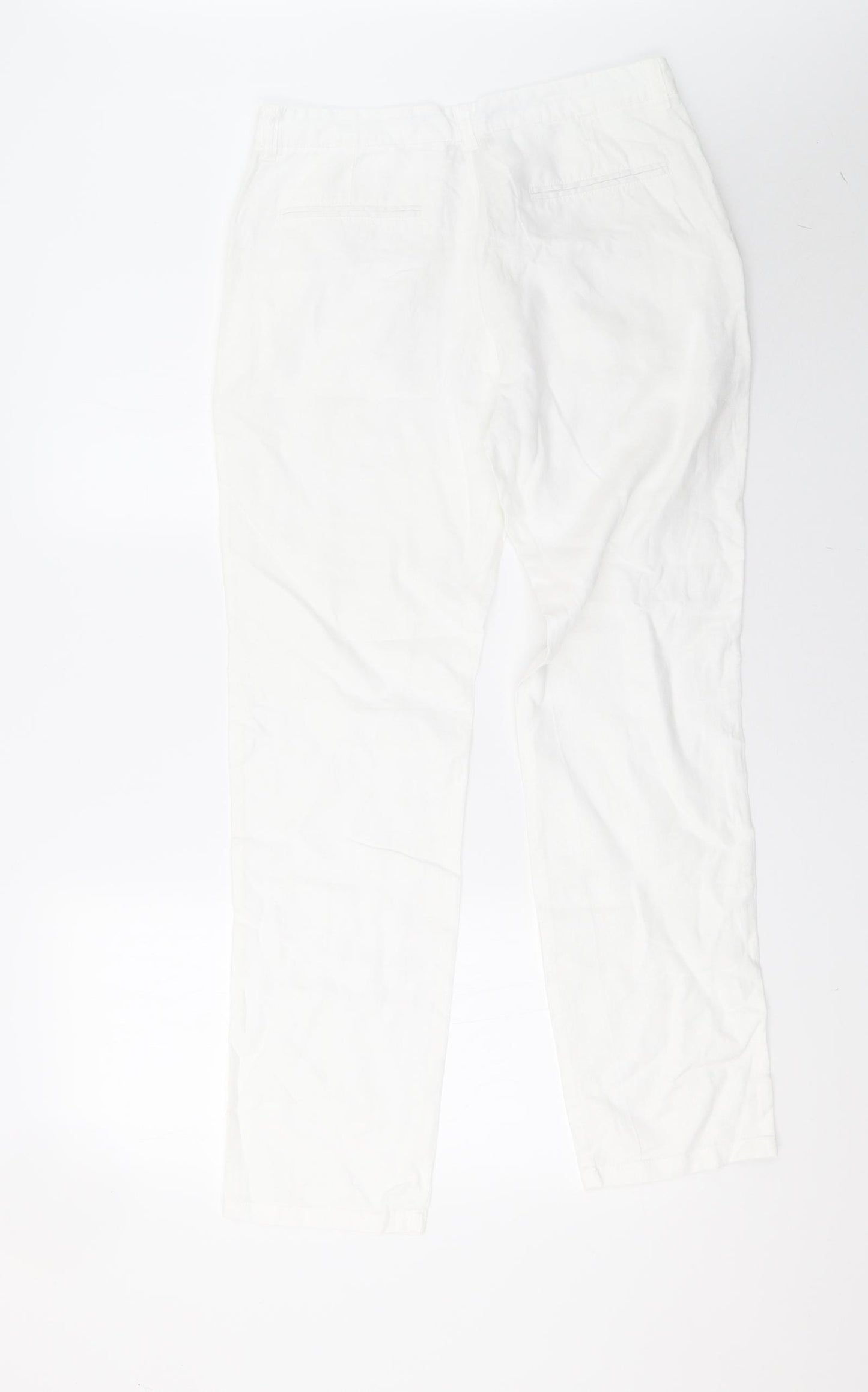 Primark Womens White   Trousers  Size 32 L32 in
