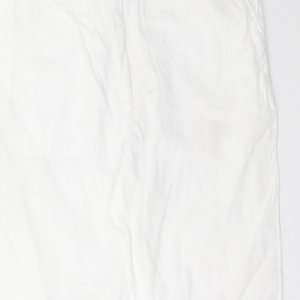 Primark Womens White   Trousers  Size 32 L32 in