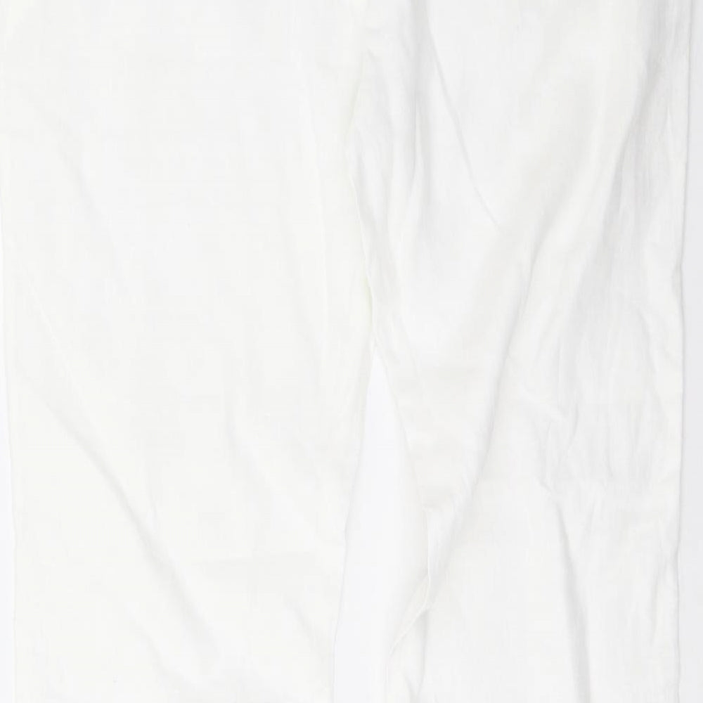 Primark Womens White   Trousers  Size 32 L32 in