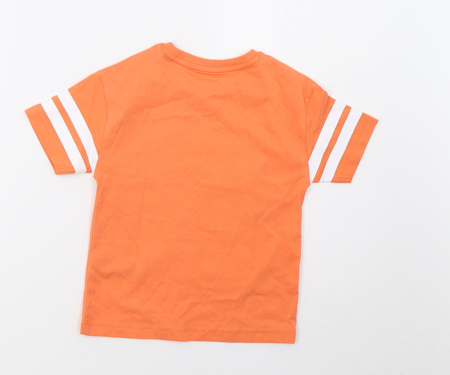 Marks and Spencer Boys Orange   Basic T-Shirt Size 2-3 Years