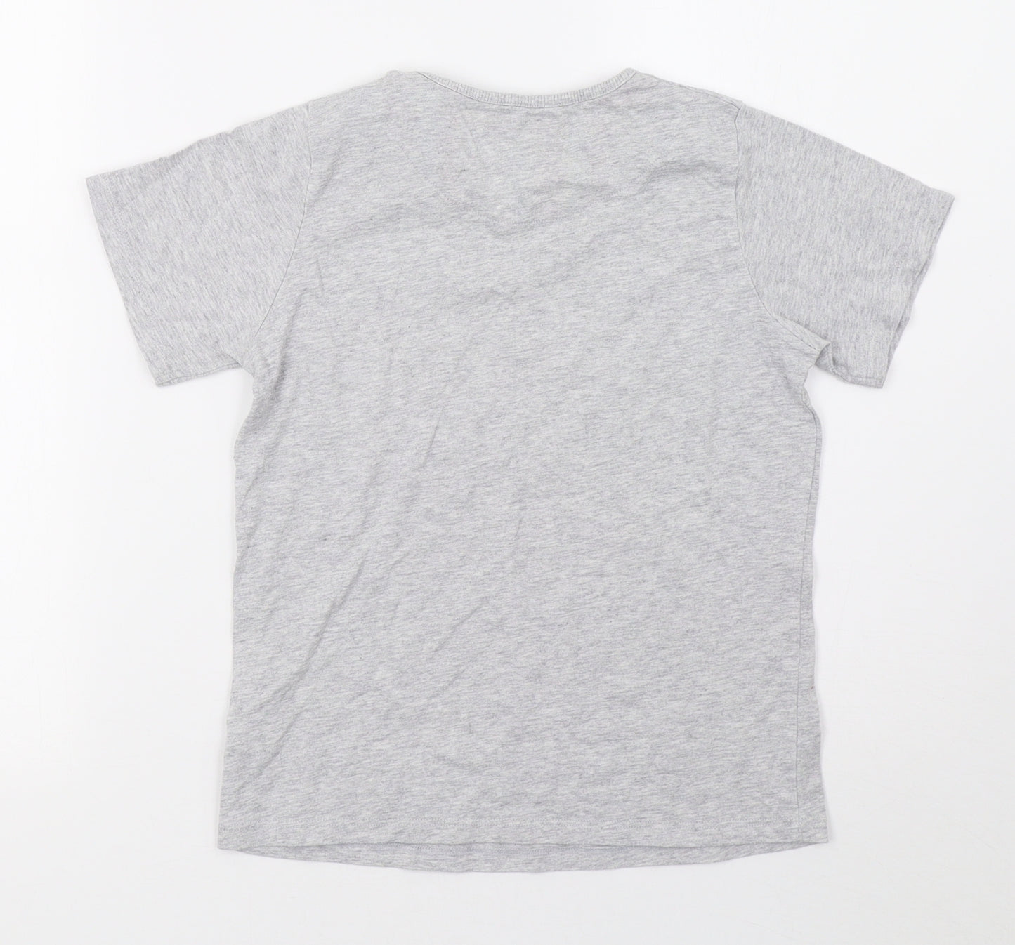 Matalan Boys Grey   Basic T-Shirt Size 8 Years