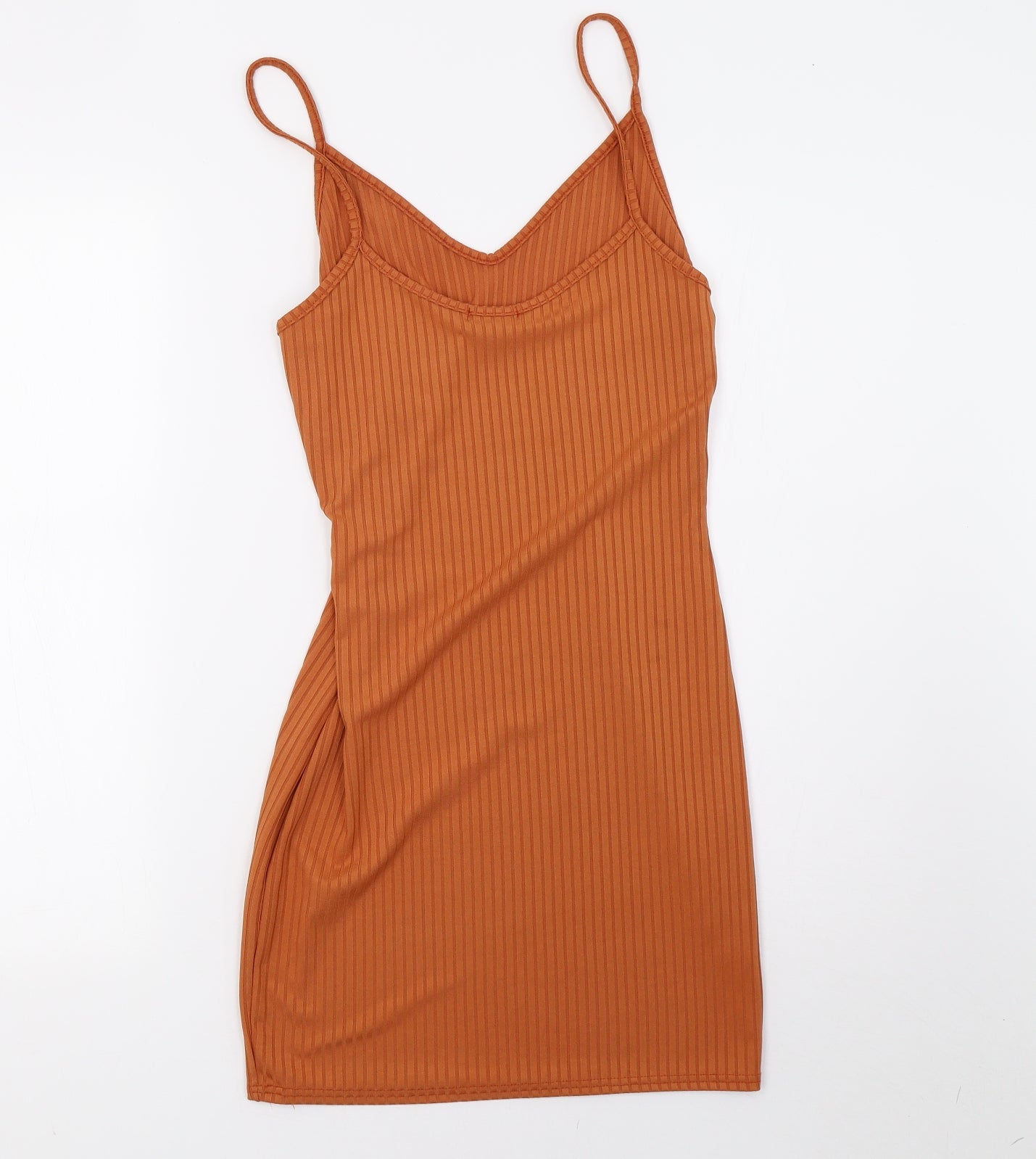 PRETTYLITTLETHING Womens Brown   Bodycon  Size 12