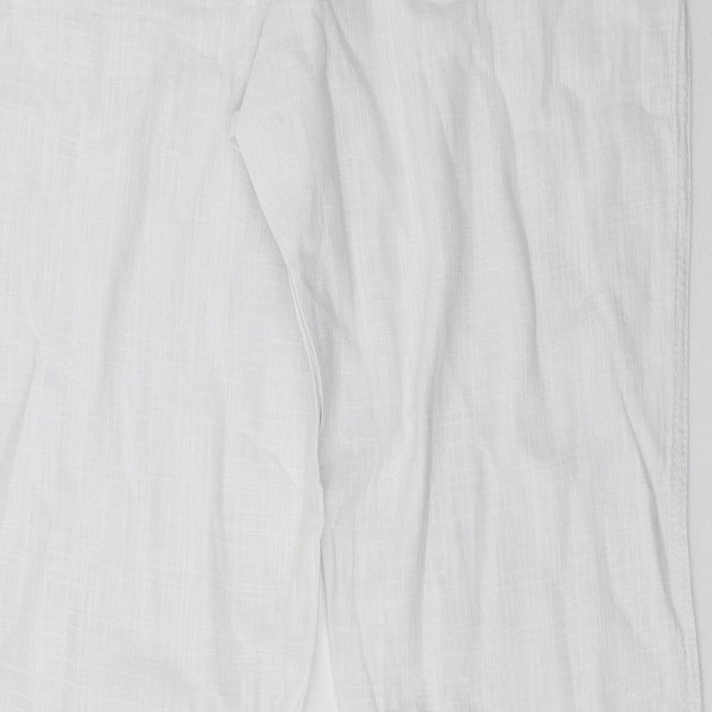 NEXT Womens Grey   Chino Trousers Size 12 L34 in