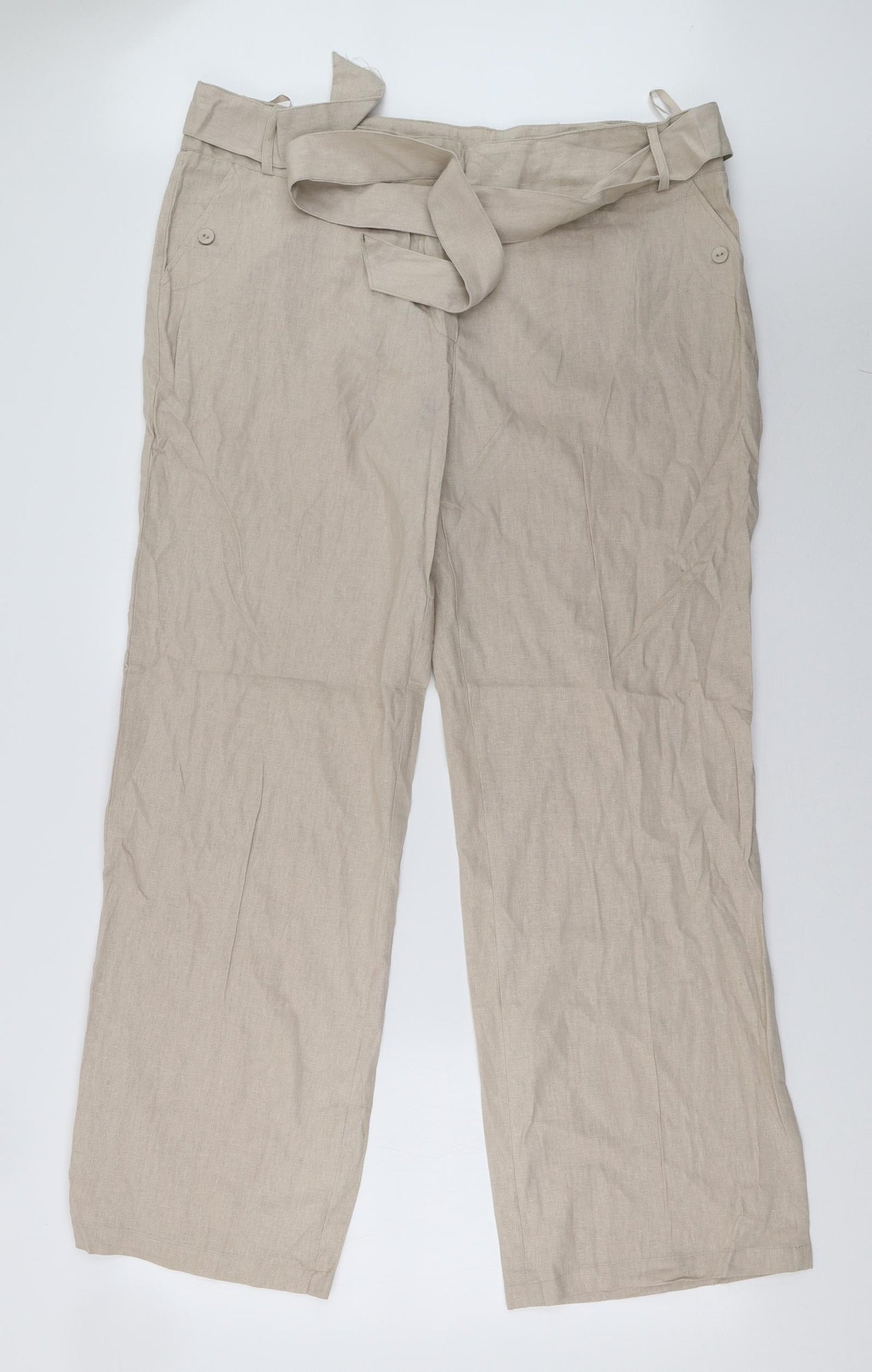 Roman Womens Brown   Trousers  Size 18 L32 in