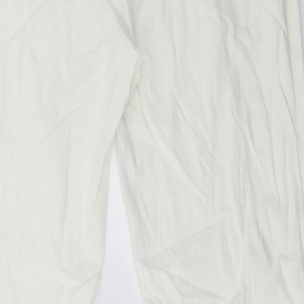 Matalan Womens White   Trousers  Size 14 L32 in
