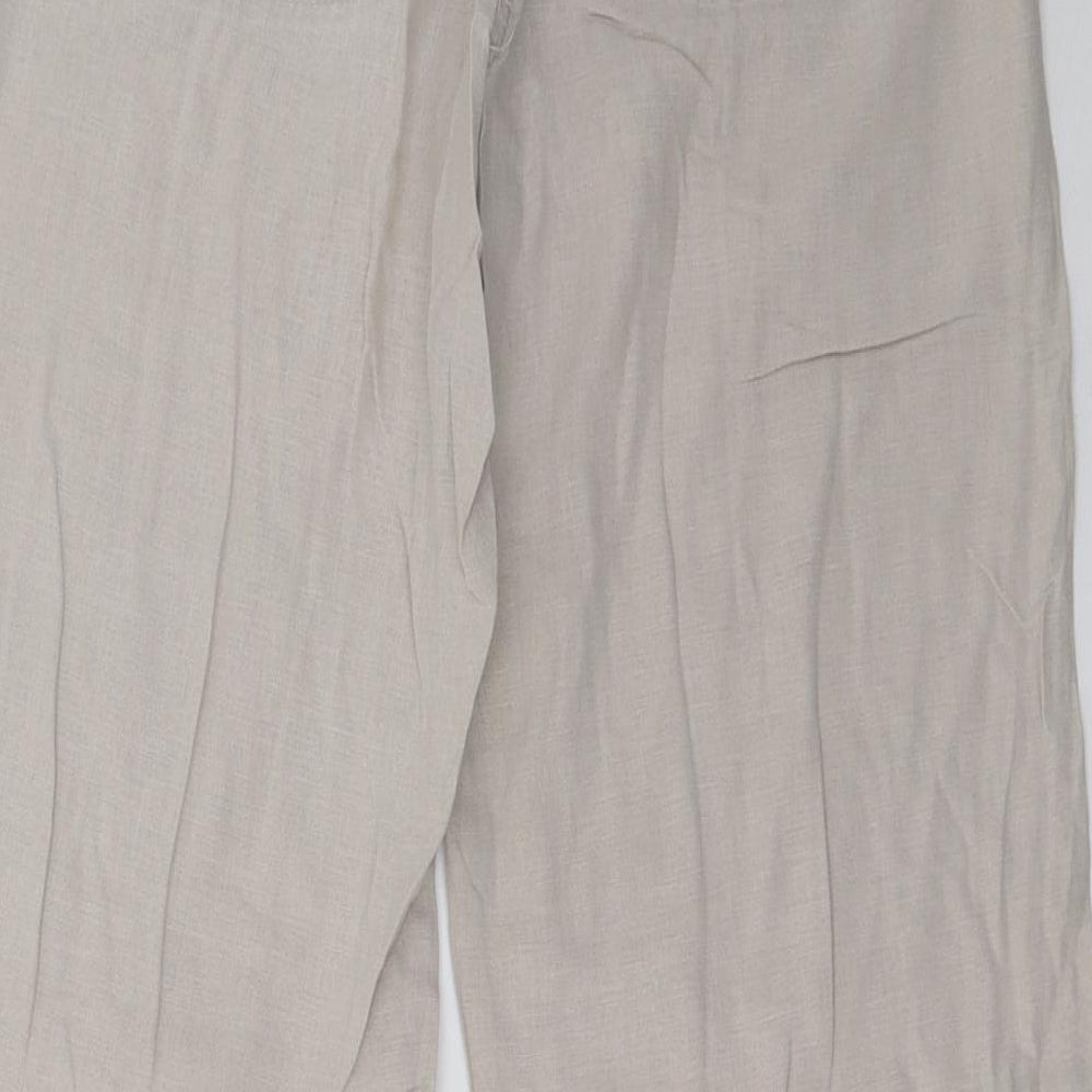 NEXT Womens Beige   Trousers  Size 10 L31 in