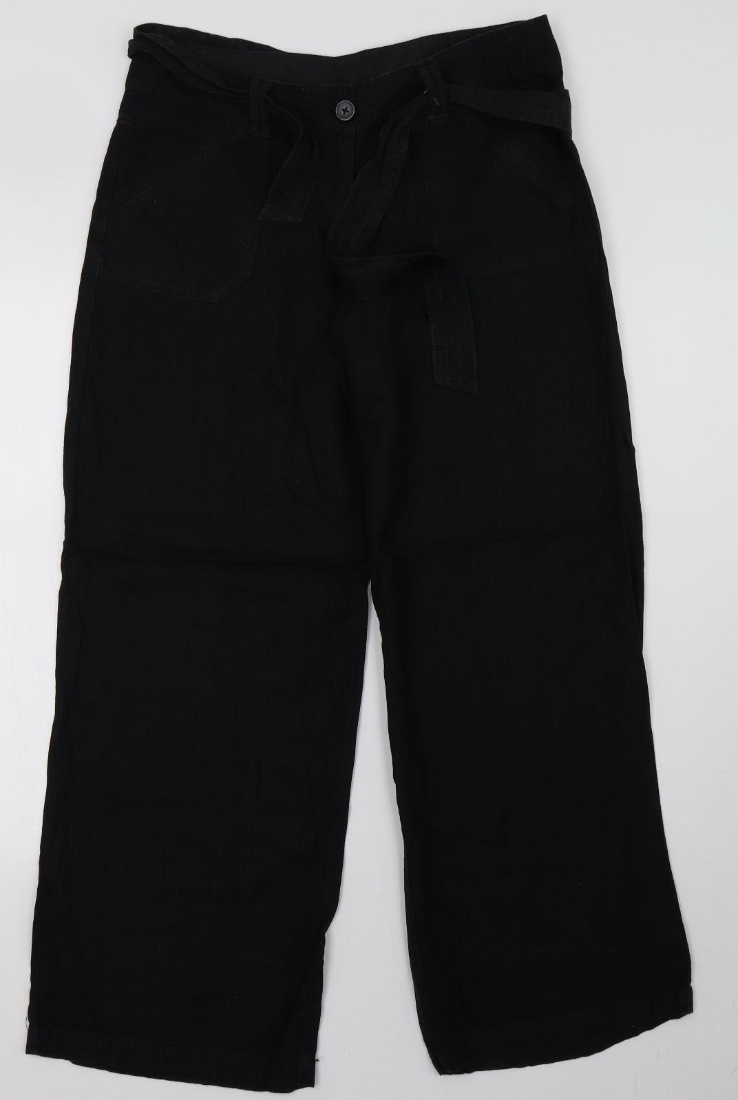 NEXT Womens Black   Trousers  Size 12 L30 in