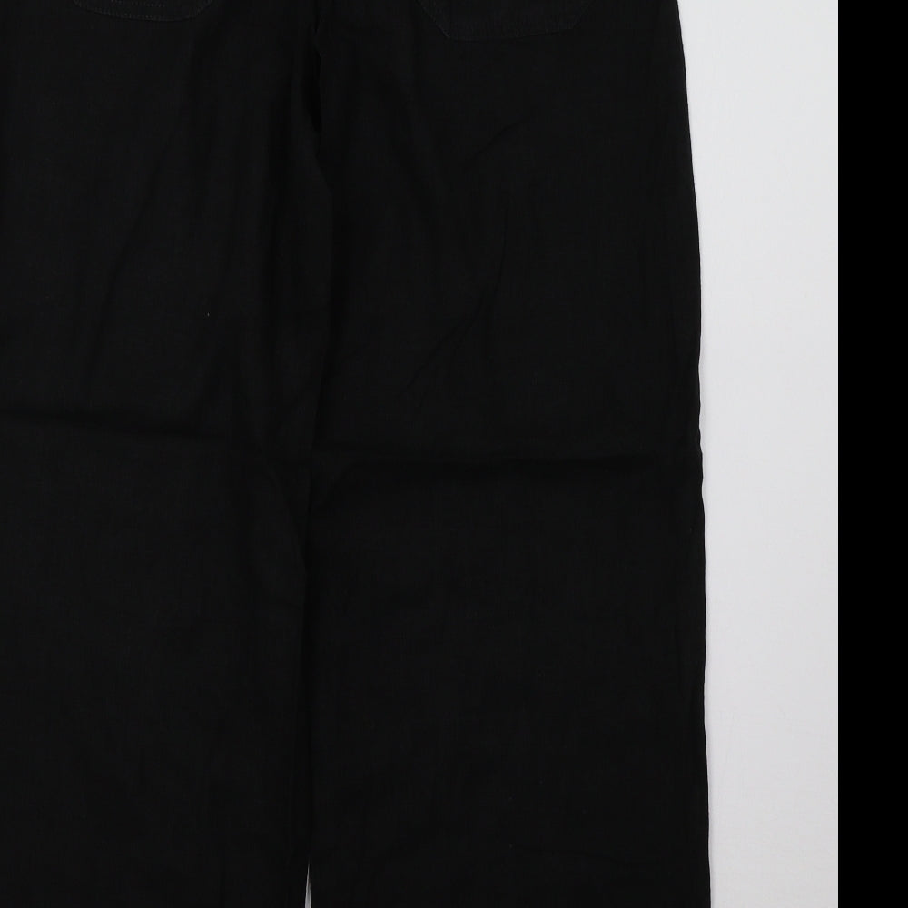 NEXT Womens Black   Trousers  Size 12 L30 in