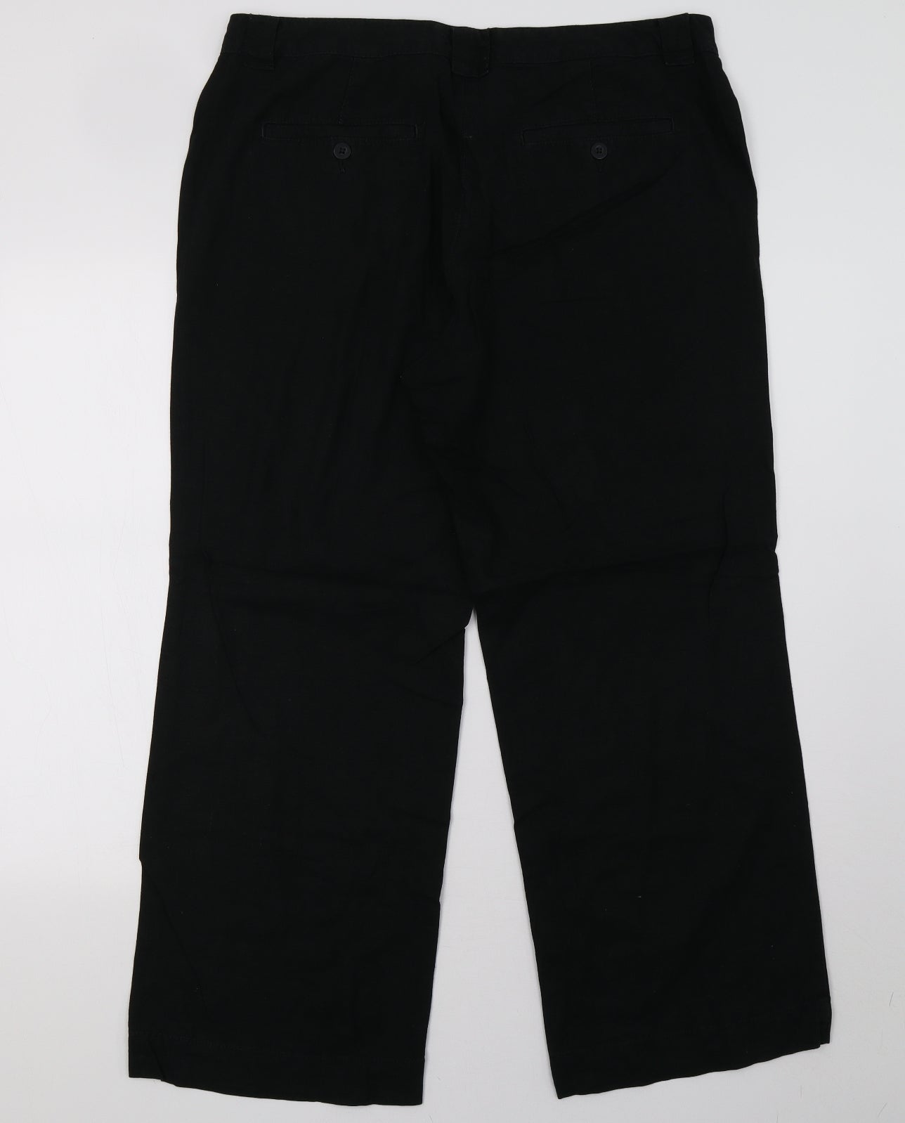 Marks and Spencer Womens Black   Trousers  Size 18 L29 in