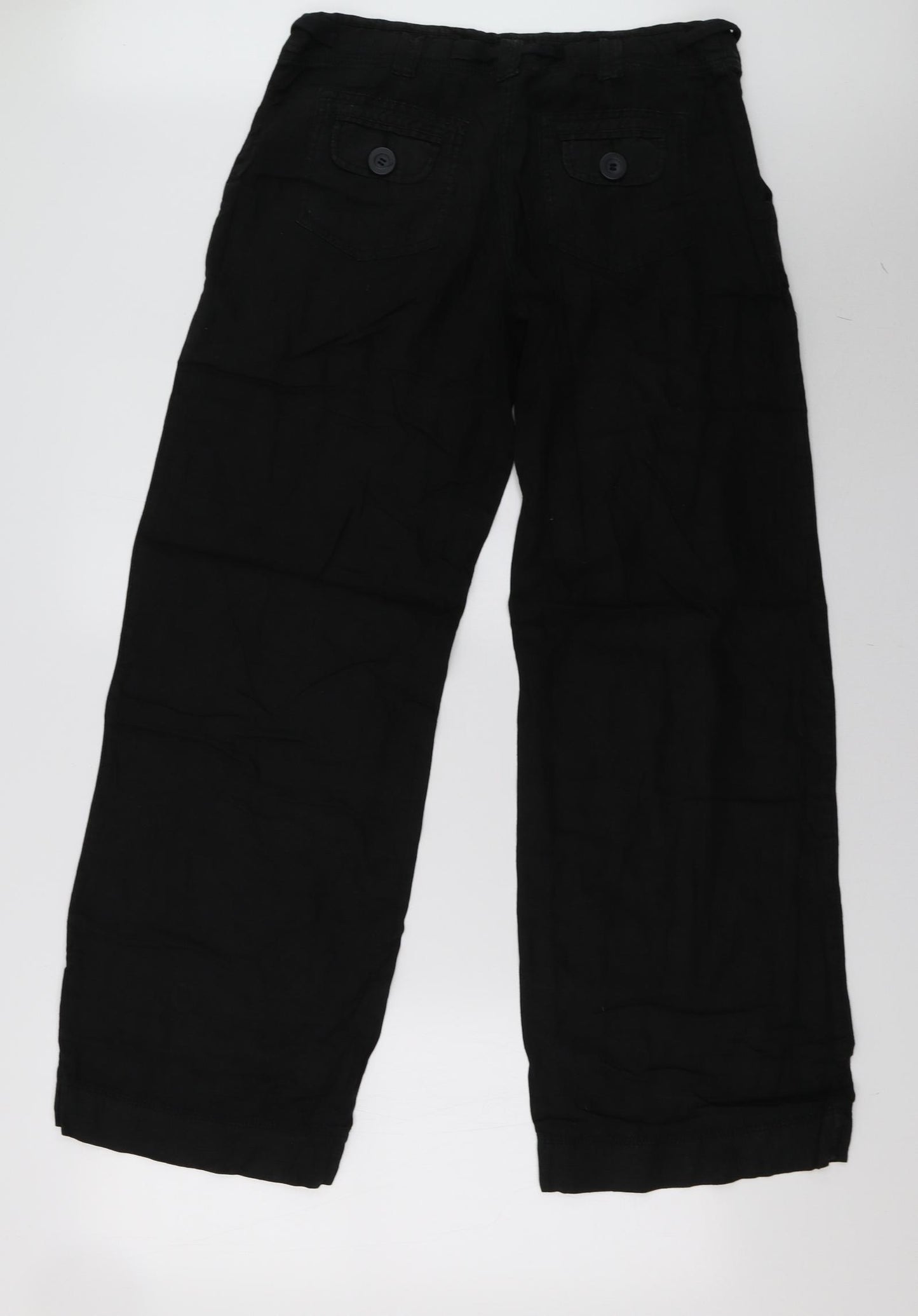 NEXT Womens Black   Trousers  Size 12 L32 in
