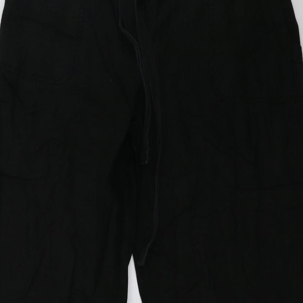 NEXT Womens Black   Trousers  Size 12 L32 in