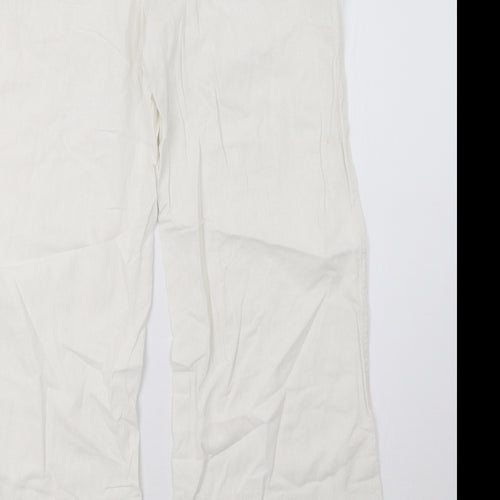 newlook Womens White   Trousers  Size 12 L30 in