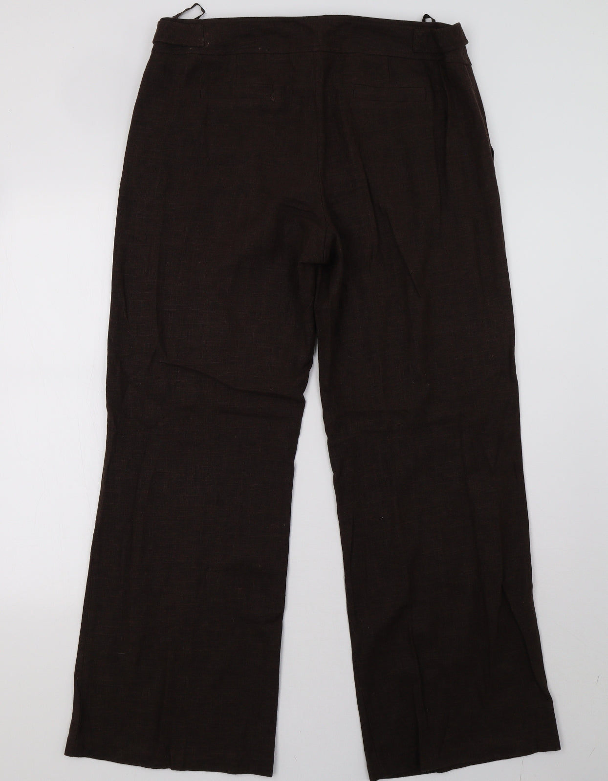 f&fd Womens Brown   Trousers  Size 14 L32 in