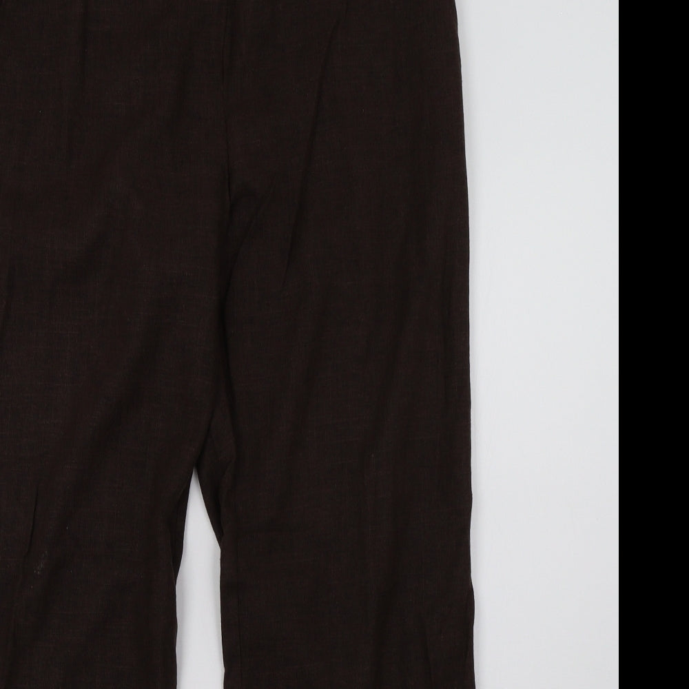 f&fd Womens Brown   Trousers  Size 14 L32 in