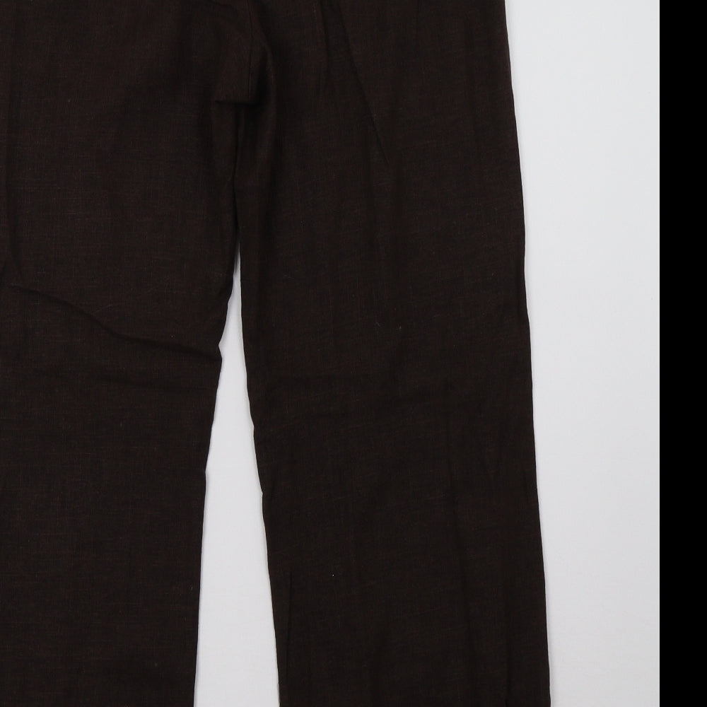 f&fd Womens Brown   Trousers  Size 14 L32 in