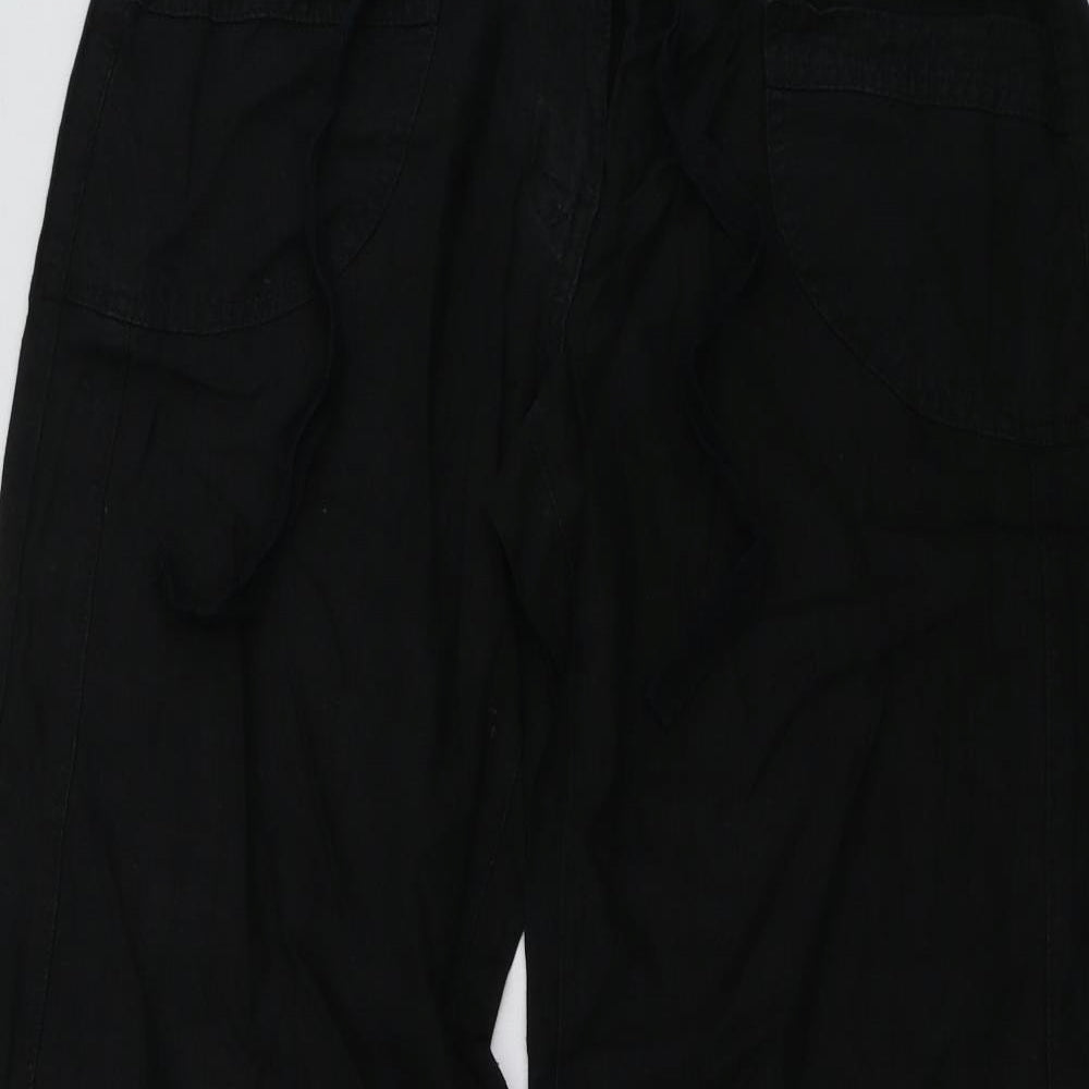 NEXT Womens Black   Trousers  Size 12 L33 in