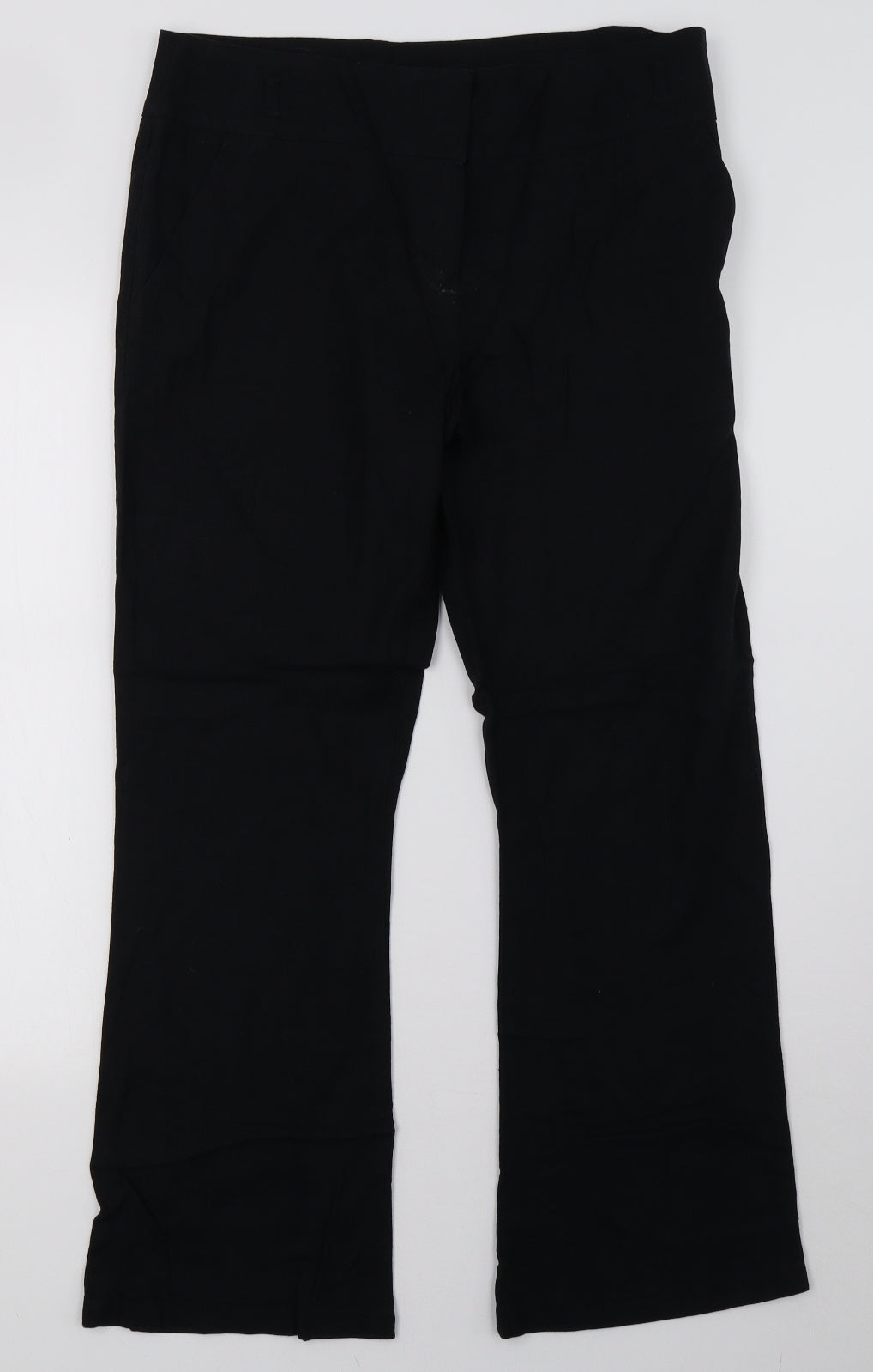 George Womens Black   Trousers  Size 12 L28 in