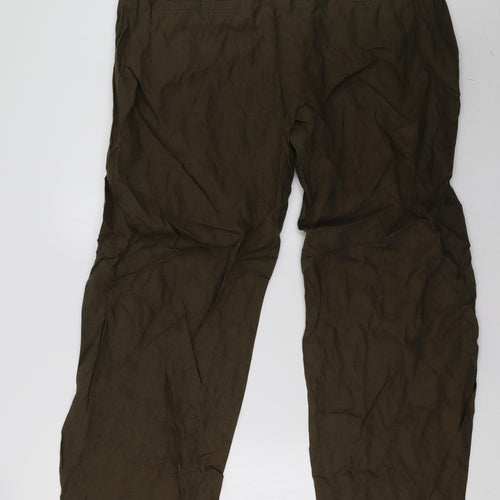 Marks and Spencer Womens Green   Trousers  Size 22 L31 in