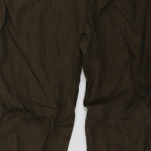 Marks and Spencer Womens Green   Trousers  Size 22 L31 in