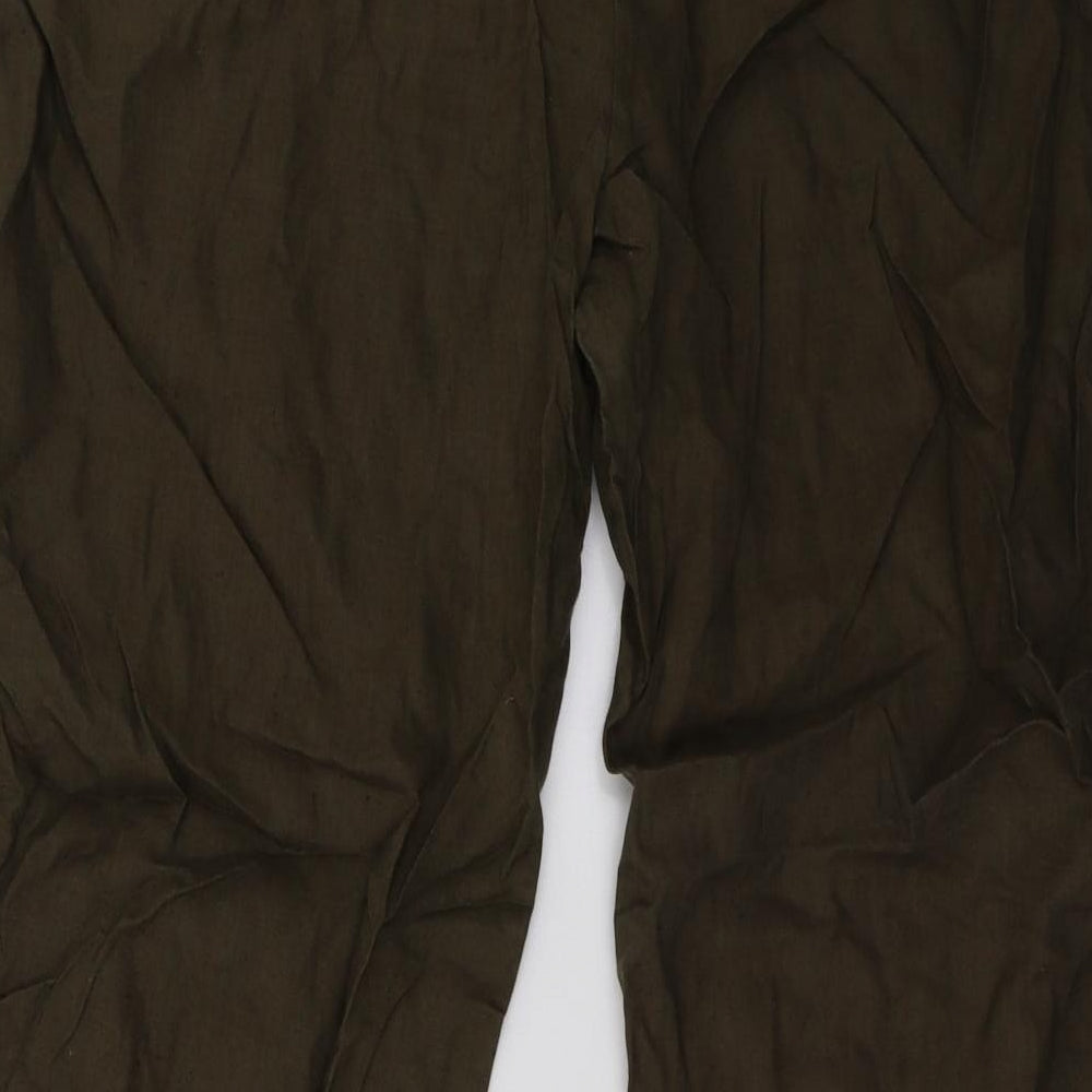Marks and Spencer Womens Green   Trousers  Size 22 L31 in