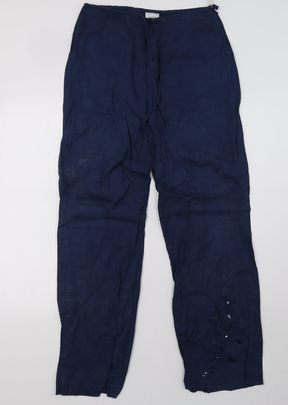 NEXT Womens Blue   Trousers  Size 10 L30 in